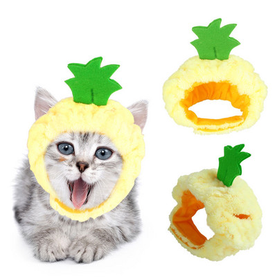 Ново забавно домашно куче, котка, шапка, костюм, топла заешка шапка, новогодишно парти, коледни косплей аксесоари, реквизит за снимки, шапки