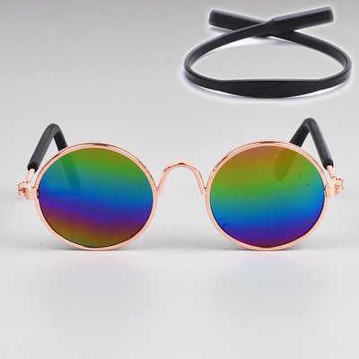 Mājdzīvnieku saulesbrilles Brilles kaķu suņiem Brilles ar neslīdošu jostu Lovely Kitten Eye Wear Lēcas Kaķu aksesuāri Mājdzīvnieku ballīšu dekorēšana