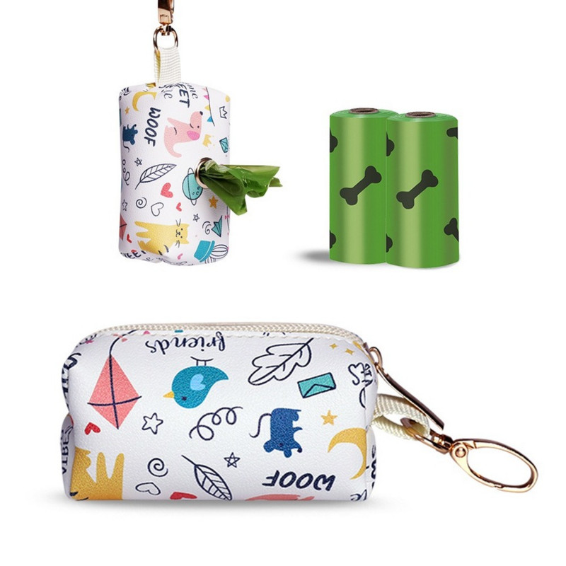 Ceļot brīvā dabā, izturīgs suņu izkārnījumu maisu dozators Oksfordas auduma maisiņš Mājdzīvnieku kaķu savācējs kaķu maisiņu turētājs atkritumu maisu organizētājs