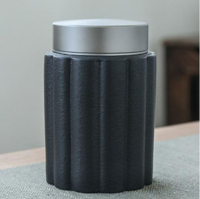 Melna urna Pet Box Keramika Mini Urna pelniem Mājdzīvnieku urna Kaķu piemiņas zīmes Apbedīšanas Apbedīšanas Urna pelniem Mazas urnas Pelnu piemiņa