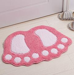 Vonios kilimėliai pėdoms, neslystantis vonios kilimas, tualeto Memory Foam kilimėlis, mikropluošto mini 40 * 60 cm