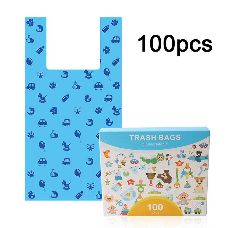 100kom 260kom Biorazgradive vrećice za pseći izmet Zero Waste Vreća za smeće za kućne ljubimce Vreća za mačji otpad Vreće za smeće Vreće za čišćenje