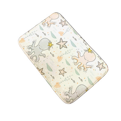 Mini dzīvnieku neslīdošs grīdas paklājiņš vannas istabai flaneļa paklājs bērnu istabai jauks karikatūras paklājiņš virtuve viesistaba absorbējošs kāju paklājiņš