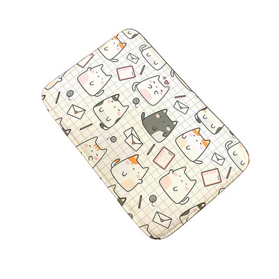 Mini dzīvnieku neslīdošs grīdas paklājiņš vannas istabai flaneļa paklājs bērnu istabai jauks karikatūras paklājiņš virtuve viesistaba absorbējošs kāju paklājiņš