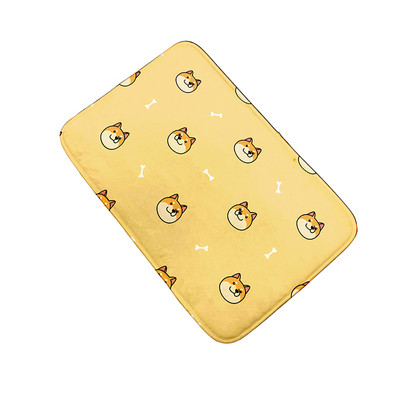 Mini dzīvnieku neslīdošs grīdas paklājiņš vannas istabai flaneļa paklājs bērnu istabai jauks karikatūras paklājiņš virtuve viesistaba absorbējošs kāju paklājiņš