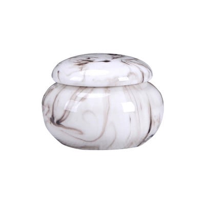 Urne za kućne ljubimce Mramorirana glazura, mini slatka trgovina, životinjski pepeo, zatvorene staklenke, suveniri
