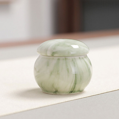 Urne za kućne ljubimce Mramorirana glazura, mini slatka trgovina, životinjski pepeo, zatvorene staklenke, suveniri