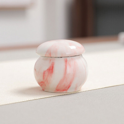 Urne za kućne ljubimce Mramorirana glazura, mini slatka trgovina, životinjski pepeo, zatvorene staklenke, suveniri