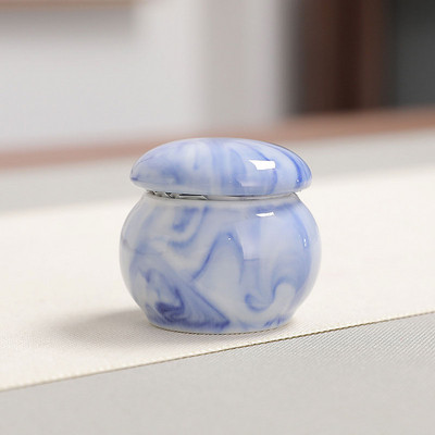 Urne za kućne ljubimce Mramorirana glazura, mini slatka trgovina, životinjski pepeo, zatvorene staklenke, suveniri