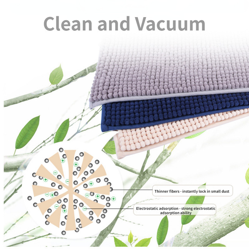 Kupaonska prostirka Tepisi Šenilska podloga za upijanje vode Umivaonik Podna prostirka Neklizajuća periva toaletna prostirka Plišana prostirka za noge Tepih