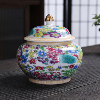 Urna za kućne ljubimce Luang Chai Wan Hua općenito može visokokvalitetna zatvorena posuda za pohranu čaja posuda za pohranu pepela za kremiranje životinja