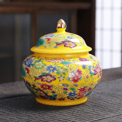 Urna za kućne ljubimce Luang Chai Wan Hua općenito može visokokvalitetna zatvorena posuda za pohranu čaja posuda za pohranu pepela za kremiranje životinja