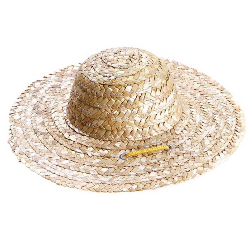 Hawaiian Party šešir za mačke Vintage podesivi remen Modni slamnati šešir za sunce Šeširi za kućne ljubimce Kostim za kućne ljubimce za mačke Pse Dodaci za odjeću za kućne ljubimce