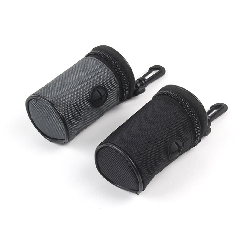 Izkārnījumu maisa turētājs pievienojams suņu pavadas atkritumu maisa dozatoram 1680D Oksfordas auduma pārnēsāšanas soma pastaigām, skriešanai vai pārgājieniem