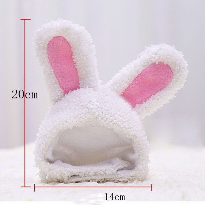 Novi smiješni kostim s kapom za kućnog ljubimca, psa, mačke, topli šešir od zeca, novogodišnja zabava, božićni cosplay dodaci za fotografije, rekviziti za glavu