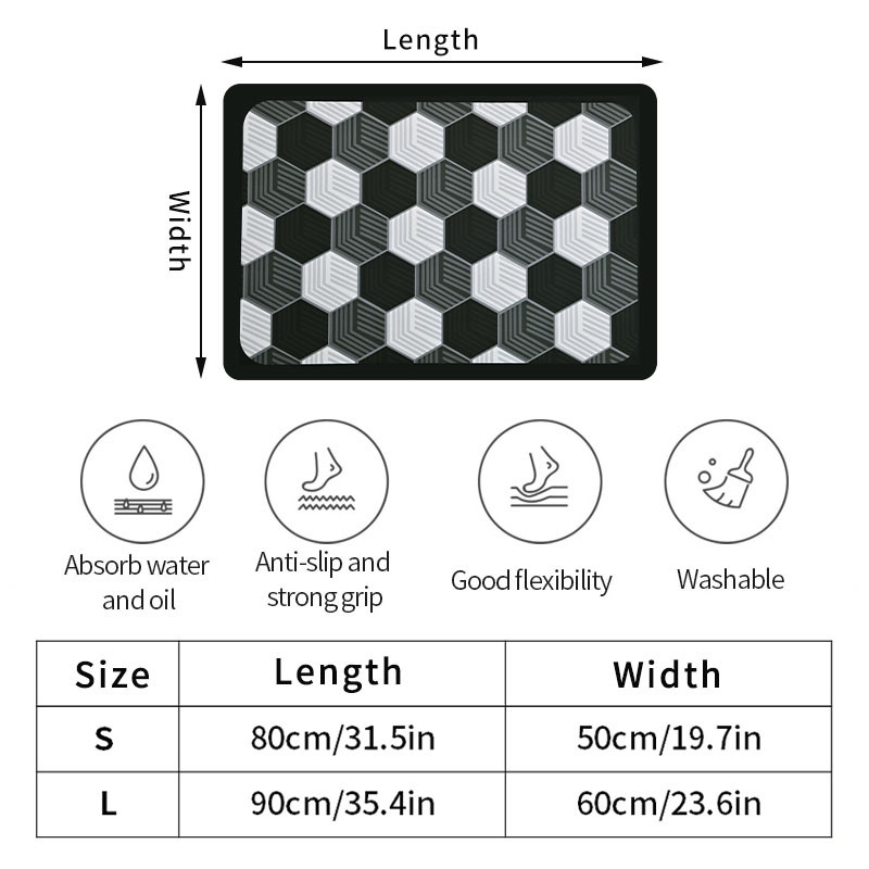 Neslīdošs rūtains vannas paklājiņš ūdeni absorbējošs vannas istabas paklājs vannas sānu grīdas paklājiņš mīksts tualetes paklājs, viegli tīrāms ieejas durvju paklājiņš