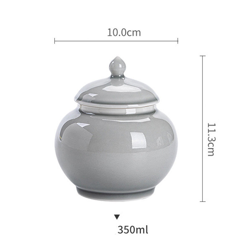 Mājdzīvnieku urna, dzīvnieku urna, kremācija, kaķu urna, suņu urna, mitrumizturīgas uzglabāšanas tvertnes, celadon ledus pelēkā glazūra, zāle pelēka