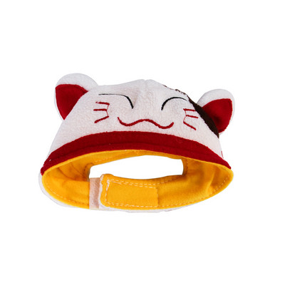 Mājdzīvnieku galvassega cute cat Teddy brīvdienu saģērbt saules triks laimes galvassega parūka kaķis galvassegas cepure