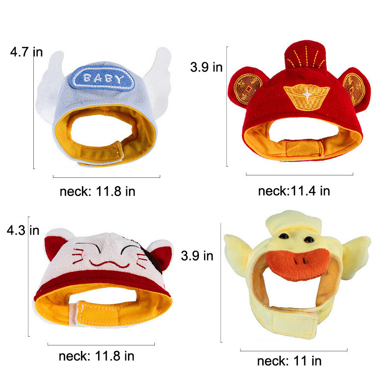 Mājdzīvnieku galvassega cute cat Teddy brīvdienu saģērbt saules triks laimes galvassega parūka kaķis galvassegas cepure