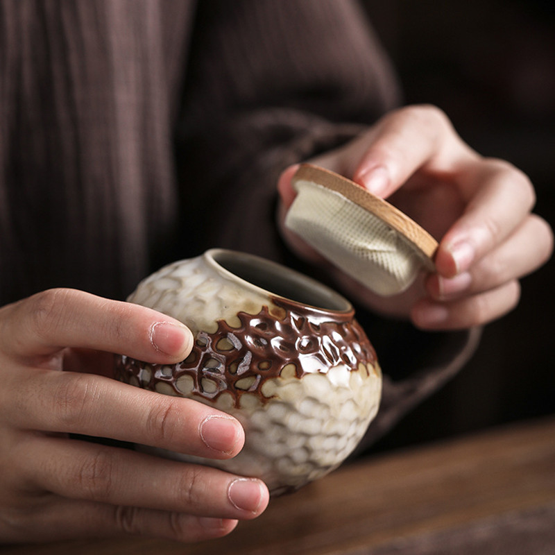 2022 novi proizvod urna kućni ljubimac urna kreativna peć Ru peć mali lonac retro stil jednostavna životinjska urna kremiranje kremiranje pas mačka ptica