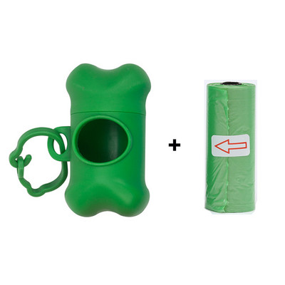 Dozator vrećice za pseći izmet Jednokratne vrećice za pseći izmet Držač vrećice za smeće s 1 rolom Vreće za smeće za kućne ljubimce Štence Potrepštine za pse