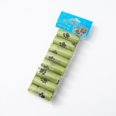 Jauni mājdzīvnieku suņu izkārnījumu maisiņi, dozators, savācējs, turētājs kucēnu kaķu kakas kakas maisiņš, mazi ruļļi āra tīrīšanai mājdzīvnieku piederumi