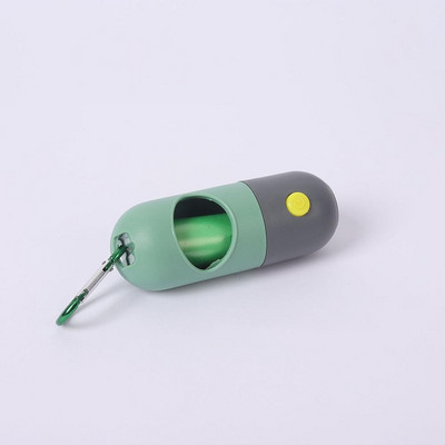 Mājdzīvnieku kaķu suņu izkārnījumu maisiņu kaste ar Led gaismas pārnēsājamo kasti Atkritumu uzglabāšanas dozators Suņu kakas maisiņu turētājs Mājdzīvnieku piederumi