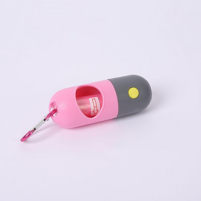 Mājdzīvnieku kaķu suņu izkārnījumu maisiņu kaste ar Led gaismas pārnēsājamo kasti Atkritumu uzglabāšanas dozators Suņu kakas maisiņu turētājs Mājdzīvnieku piederumi