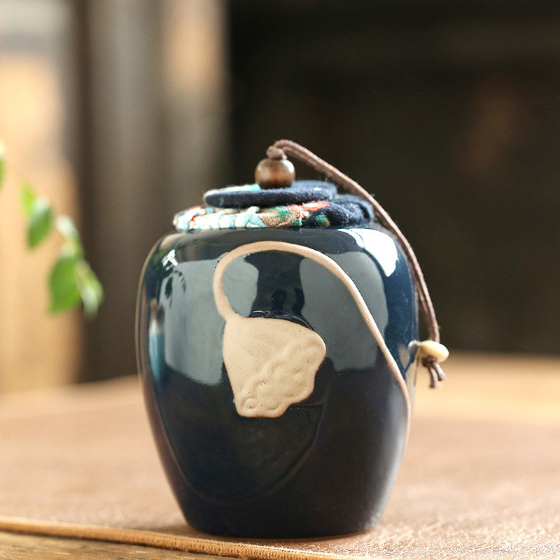 Pet Urn Keramikas mini noslēgts konteiners Konteiners maziem un vidējiem dzīvniekiem, kaķiem, suņiem un putniem pelnu kremācijas suvenīram