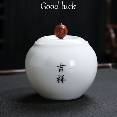 Mājdzīvnieku urna suet nefrīta balta porcelāna keramikas kremācijas burka mini trompetes aizzīmogota burka uzglabāšanas burka suvenīru nefrīta kā porcelāns