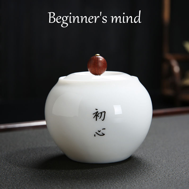 Mājdzīvnieku urna suet nefrīta balta porcelāna keramikas kremācijas burka mini trompetes aizzīmogota burka uzglabāšanas burka suvenīru nefrīta kā porcelāns