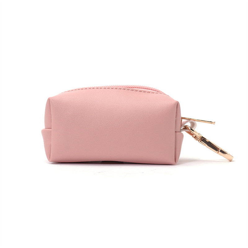 Kožni držač vrećice za pseći izmet, dozator vrećice za pseći izmet za povodac Prijenosni držač vrećice za smeće za pse Dodatak za uzicu Lagane PU vrećice