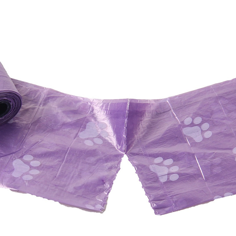 10kom set Vreća za smeće za kućne ljubimce Vreće za pseći izmet Printane smeće za jednokratnu upotrebu Puppy Cat Pooper Scooper Small Rolls Outdoor Clean Cleaners