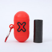 Jauns mājdzīvnieku atkritumu maisu dozators suņu atkritumu maisu turētājam Plastmasas atkritumu maisu dozatora somiņa Suņu mājdzīvnieku atkritumu maisi