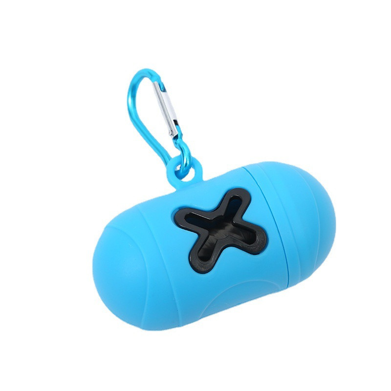 Jauns mājdzīvnieku atkritumu maisu dozators suņu atkritumu maisu turētājam Plastmasas atkritumu maisu dozatora somiņa Suņu mājdzīvnieku atkritumu maisi