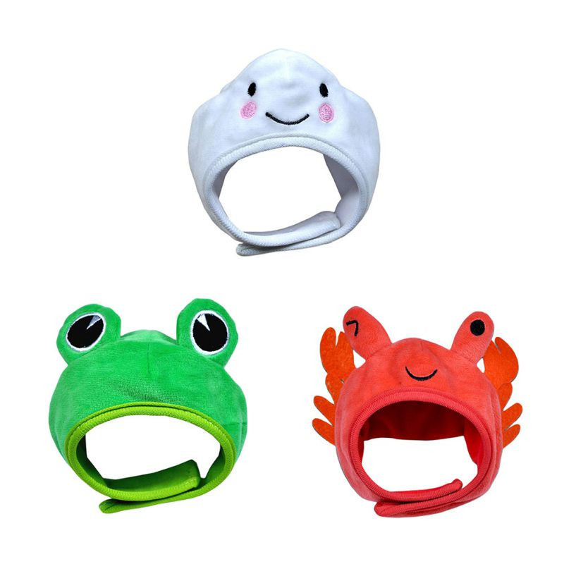 Smiješna kapa za mačku Rakovica žaba Kostim za dotjerivanje Šešir za kućne ljubimce Božićni cosplay Topla pokrivala za glavu Pse Kape Štene Dodaci za mačke