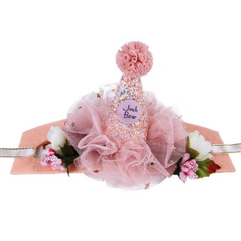 2021 Творчество Домашни любимци Шапки Дантела Котешки шапки Фея на цветя Коте Аксесоари Облечи за рожден ден Коледни продукти за малки кучета