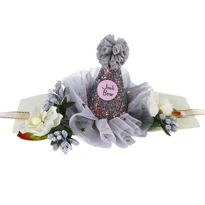 2021. Kreativnost Kućni ljubimci Pokrivalo za glavu Čipka Mačka Šeširi Cvjetna vila Dodaci za mačiće Rođendansko dotjerivanje Božićni proizvodi za male pse