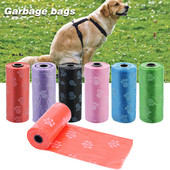 5Rolls Biorazgradiva vrećica za izmet za pse Zero Waste Dog Pooper Bags Dispenser Proizvodi za kućne ljubimce za pse Vrećica za izmet za pse Potrepštine za pse