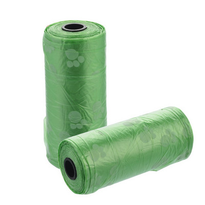 5Rolls Biorazgradiva vrećica za izmet za pse Zero Waste Dog Pooper Bags Dispenser Proizvodi za kućne ljubimce za pse Vrećica za izmet za pse Potrepštine za pse