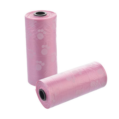 5Rolls Biorazgradiva vrećica za izmet za pse Zero Waste Dog Pooper Bags Dispenser Proizvodi za kućne ljubimce za pse Vrećica za izmet za pse Potrepštine za pse