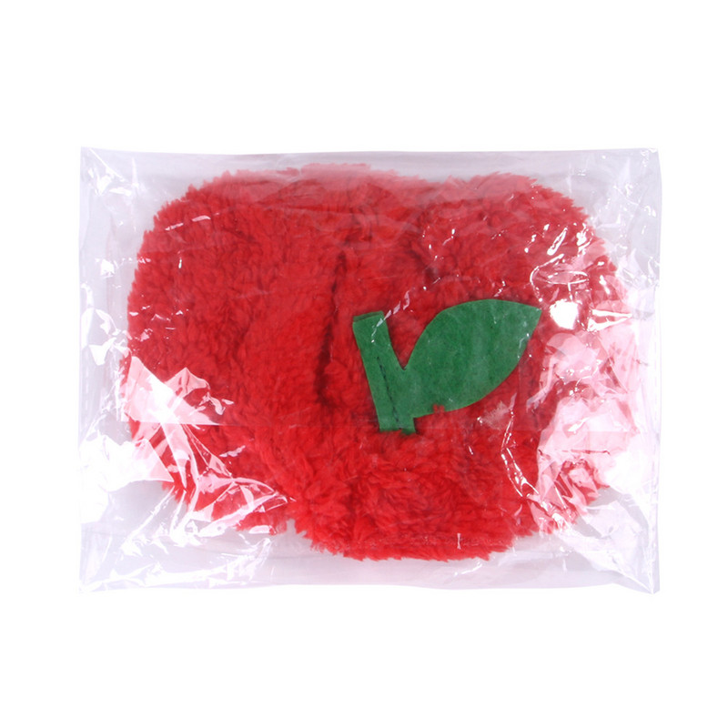 Ziemas silta kaķa cepure Ābola formas gara plīša kaķēnu aksesuāri 1 gab. Augstas kvalitātes jauki mīļi mājdzīvnieku kostīmi mazi suņi mājdzīvnieku preces