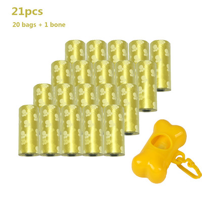 Vreća za pseći izmet od 20 rola za pse, kućne ljubimce, vreće za otpad, biorazgradiva vanjska nosiljka, držač, dispenzer, alati za čišćenje