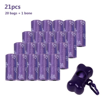 Vreća za pseći izmet od 20 rola za pse, kućne ljubimce, vreće za otpad, biorazgradiva vanjska nosiljka, držač, dispenzer, alati za čišćenje