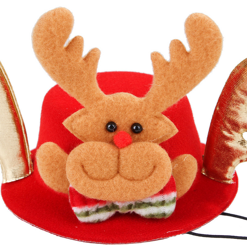 Ziemassvētku kostīmu cepure suņiem Ziemassvētku vecītis Sniegavīrs Suņu aksesuāri Mazo suņu festivāls Cosplay Apģērbs Kaķu cepure Mājdzīvnieku aksesuāri