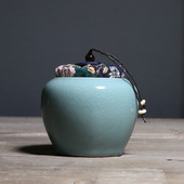 Naujiena 2022 m. Gyvūnų reikmenys Naminių gyvūnėlių urna Suvenyrai Porcelianiniai Stiklainiai Pelenai Laidotuvių kremavimas Karstai Katės ir Šuns Urna Paukščių Urna