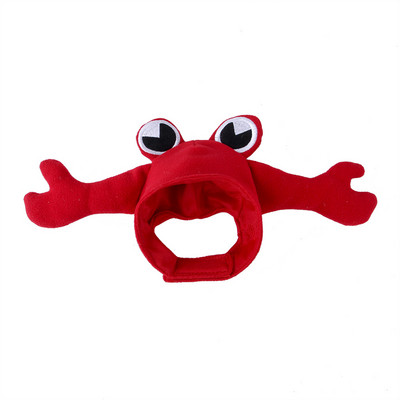 Životinjski šeširi u obliku jastoga za mačke Smiješni božićni kostim Kapa za glavu Štene Kapa za kućne ljubimce Dizajner Podesivi Cosplay Dodaci za pse