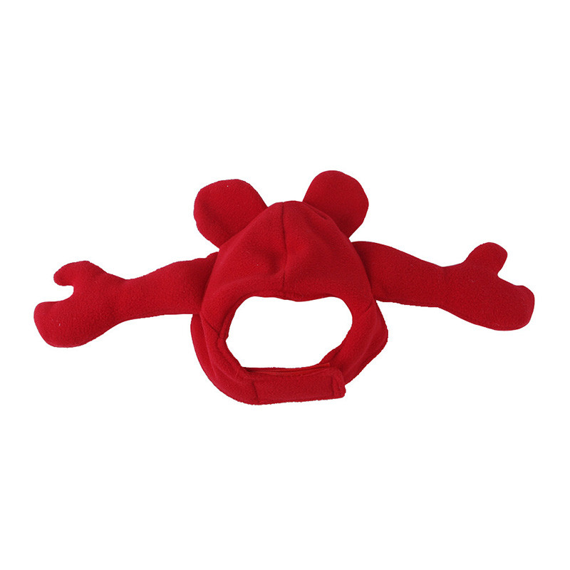 Životinjski šeširi u obliku jastoga za mačke Smiješni božićni kostim Kapa za glavu Štene Kapa za kućne ljubimce Dizajner Podesivi Cosplay Dodaci za pse