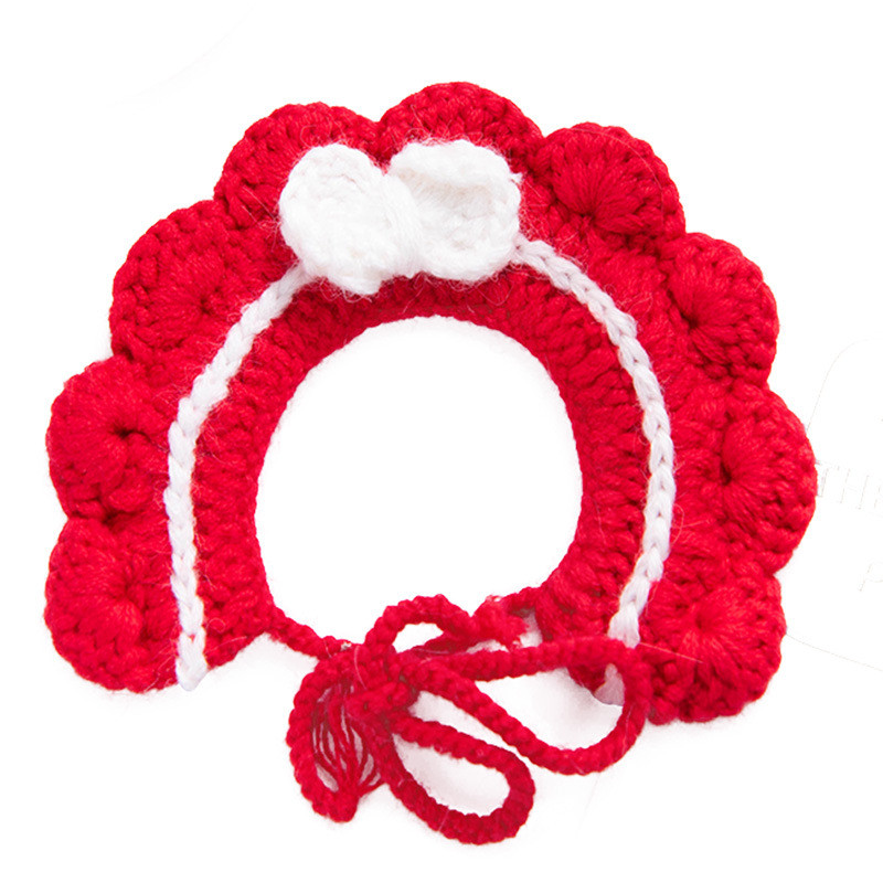 Luksusa dizaineru mežģīņu apkakles adīšana zemeņu personalizēta kaķa kaklarota dzimšanas dienas kaķēna kakla kaklasiksna mājdzīvnieku suņu aksesuāri