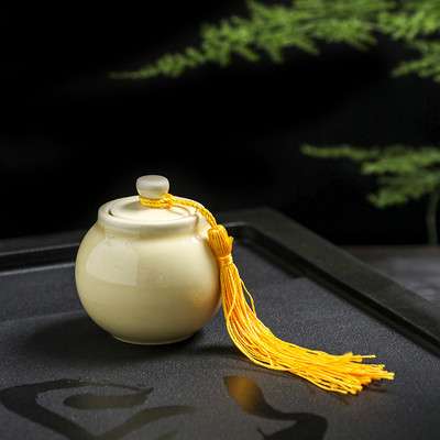 Vrući stil, mini urna, suvenir, urna za mačke, urna za pse, pepeo, kremiranje, okrugle jednobojne keramičke potrepštine za kremiranje životinja, urna, kućni ljubimac